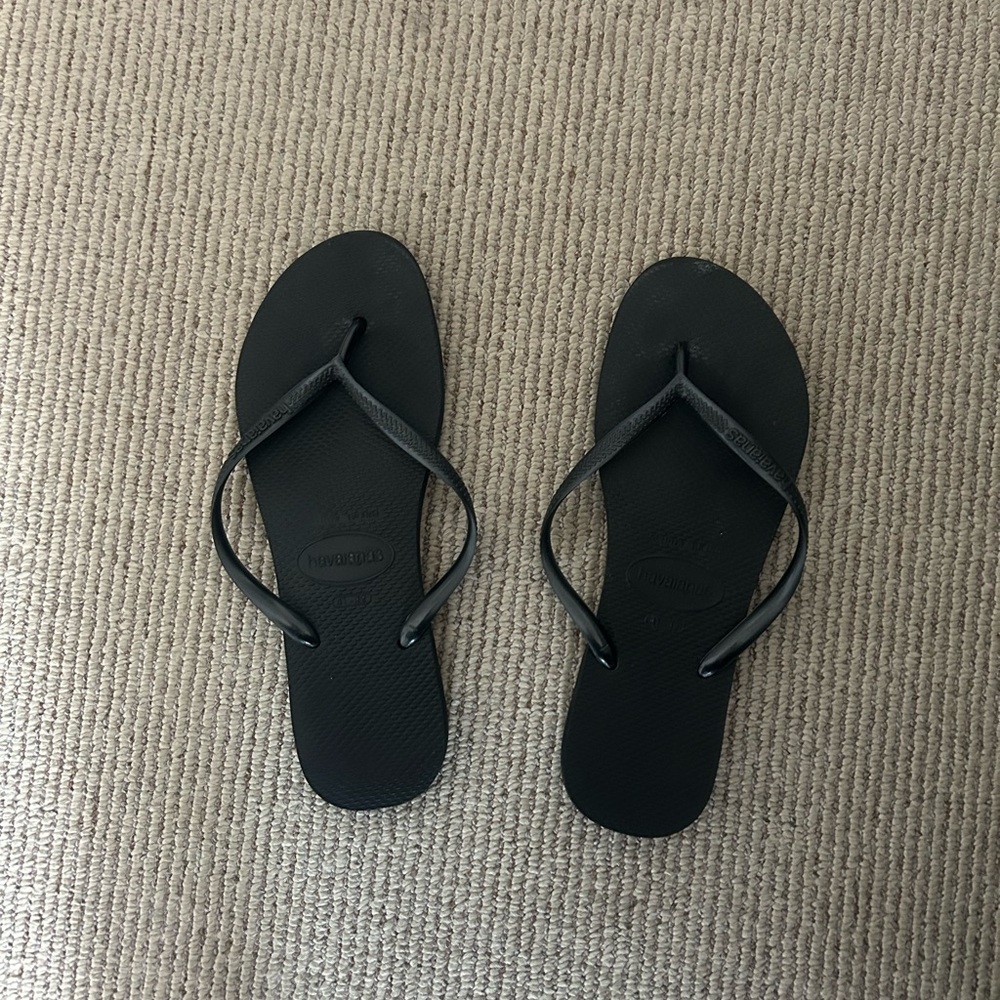 Havaianas Women's Classic Black Sandals